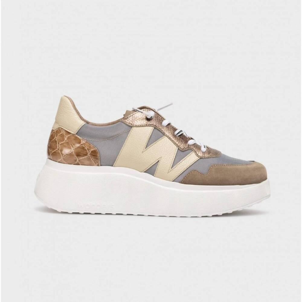NEW WONDERS women's a-3631 trend shoes in taupe plata